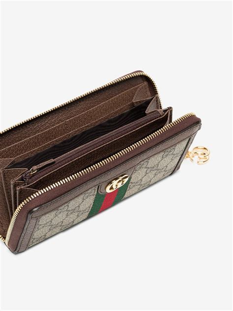 gucci ophidia leather continental wallet on chain|ophidia chain wallet.